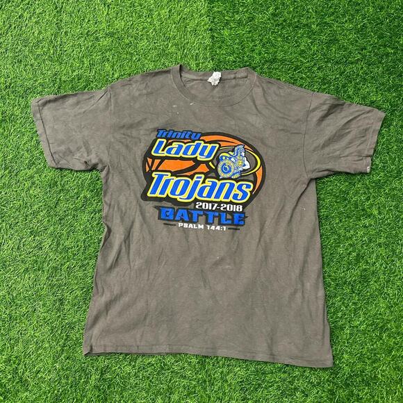 Trinity Lady Trojans 2017-2018 T-Shirt - Picture 1 of 3